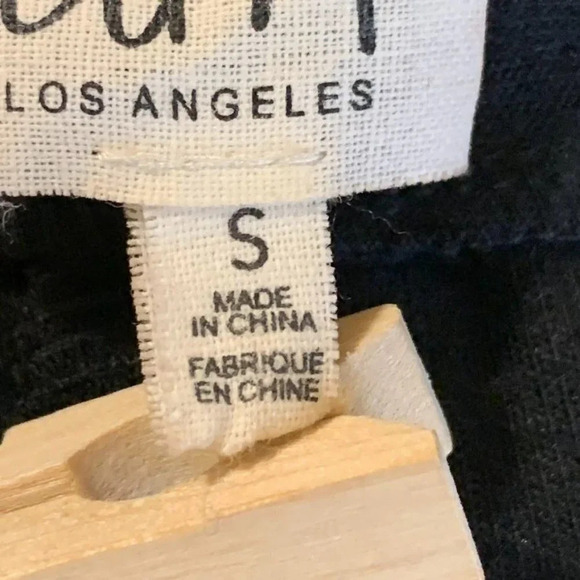 Dra Los Angeles Women's Cotton Tie Front Overalls Jumpsuit Size S - Picture 10 of 16